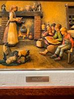 Relief painted schilderij van Vicento Roso, Antiek en Kunst, Ophalen of Verzenden