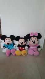Mickey Mouse en 2 Minnie Mouse knuffels, Ophalen, Zo goed als nieuw, Overige typen