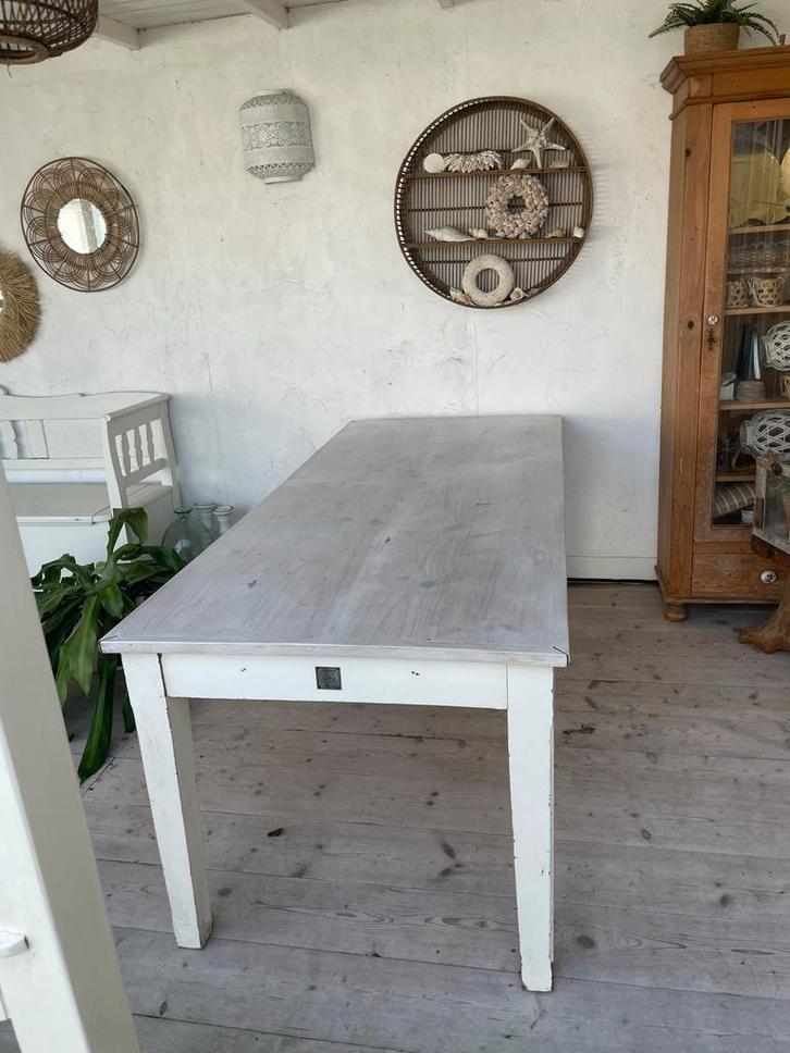 Riviera Maison Tafel - 2.10x1.00 meter, Huis en Inrichting, Tafels | Eettafels, Gebruikt, 200 cm of meer, Vijf personen of meer