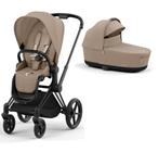 Cybex Priam4 Kinderwagen Cozy Beige & Black Frame (nieuw), Nieuw, Ophalen of Verzenden, Verstelbare duwstang, Kinderwagen