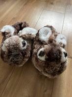 Schattige Konijn Pantoffels - Maat 36/37, Ophalen, Zo goed als nieuw, Bruin, Pantoffels of Sloffen