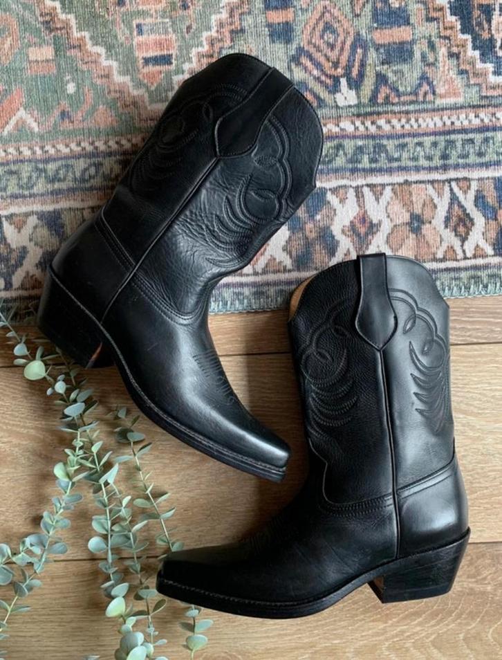 Good Year welt cowboylaarzen 41 42 western boots laarzen, Kleding | Heren, Schoenen, Zo goed als nieuw, Boots, Zwart, Ophalen of Verzenden