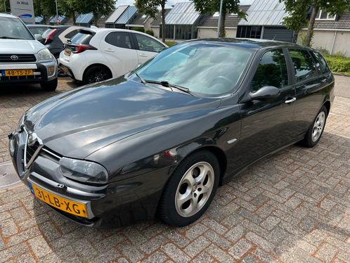 Alfa Romeo 156 2.0 JTS Sportwagon Selespeed 2002 Zwart, Auto's, Alfa Romeo, Particulier, ABS, Airbags, Airconditioning, Boordcomputer