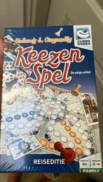Nieuw in plastic: Keezenspel reiseditie, Drie of vier spelers, Ophalen of Verzenden, Nieuw, Clown Games