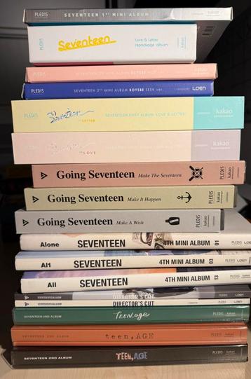 Seventeen albums + PHOTOCARDS beschikbaar voor biedingen
