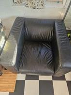 Leren Zitmeubel, Huis en Inrichting, Ophalen, Leer, Gebruikt, 75 tot 100 cm