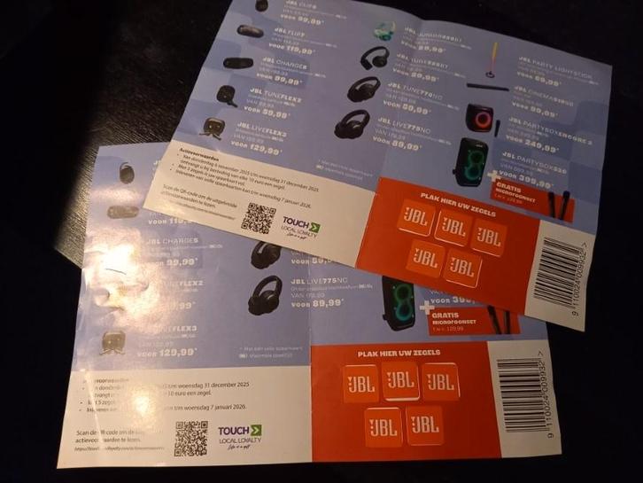 * Jumbo JBL zegeltjes 2 kaarten vol *, Verzamelen, Supermarktacties, Jumbo, Verzenden