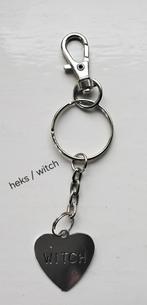 Oorbellen witch, heks, hart, halloween, Sieraden, Tassen en Uiterlijk, Overige Accessoires, Ophalen of Verzenden, Nieuw