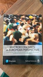Macroeconomics: a european perspecive. Radboud., Boeken, Studieboeken en Cursussen, Ophalen of Verzenden, Alpha, Zo goed als nieuw
