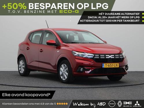 Dacia Sandero 100pk TCe ECO-G Expression | Trekhaak | Airco, Auto's, Dacia, Bedrijf, Te koop, Sandero, ABS, Airbags, Airconditioning