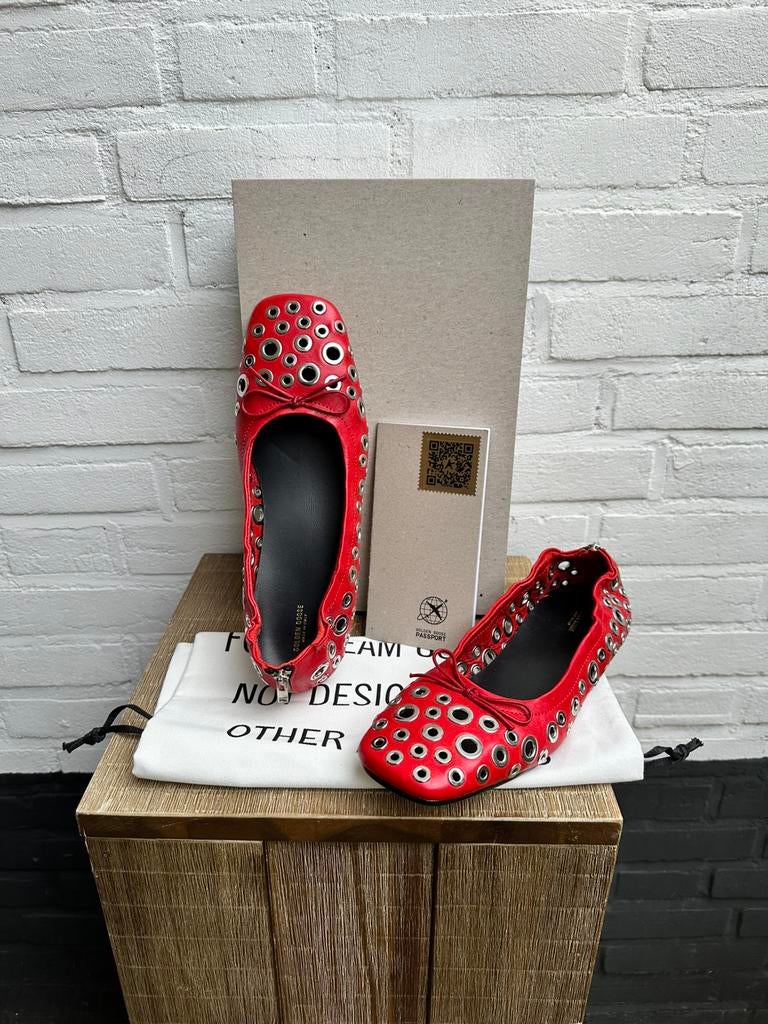 Golden Goose ballerina's maat 38 leder, Kleding | Dames, Schoenen, Nieuw, Rood, Ballerina's, Ophalen of Verzenden