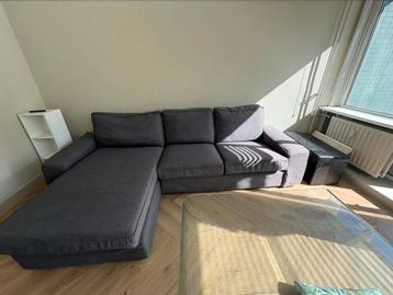 Grey L-Shaped Sectional Sofa with Chaise