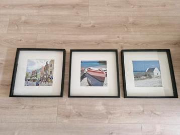 3 fotolijsten Ikea 50x50cm beschikbaar voor biedingen