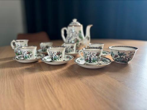 Engels theeservies Indian Tree Midwinter England, Antiek en Kunst, Antiek | Servies compleet, Ophalen of Verzenden