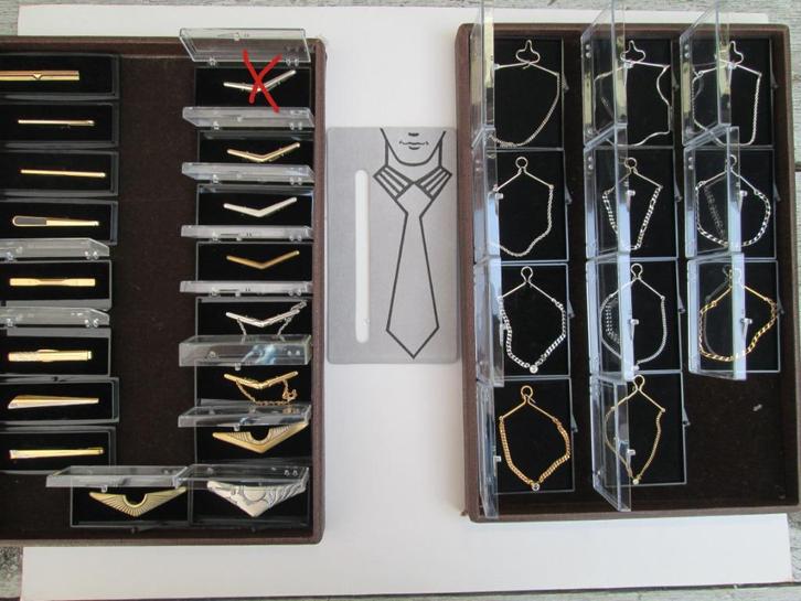 Stropdassen Dasschuif & Dasketting & Boordspeld, Kleding | Heren, Stropdassen, Nieuw, Effen, Overige kleuren, Ophalen of Verzenden