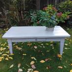 Robuuste koloniaal, teak, salontafel., Ophalen