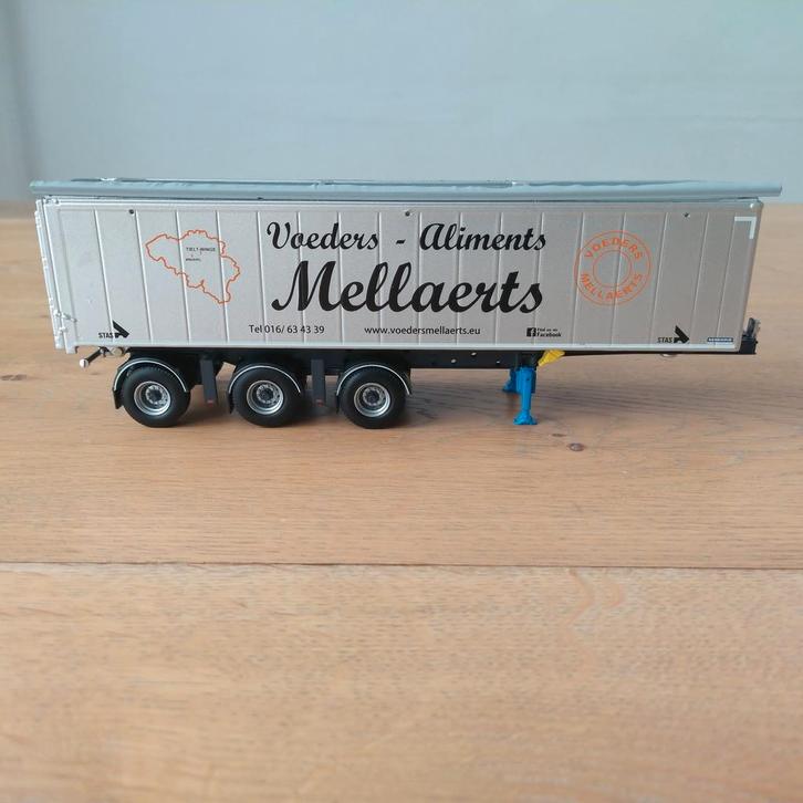 Tekno stuuras Stas kipper-oplegger onderdelen, Hobby en Vrije tijd, Modelauto's | 1:50, Gebruikt, Bus of Vrachtwagen, Tekno, Ophalen of Verzenden
