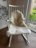Vintage schommelstoel, Huis en Inrichting, Gebruikt, Ophalen of Verzenden, Wit, Eén