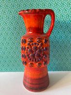 West Gernany vaas Dümler & Breiden, Huis en Inrichting, Gebruikt, Aardewerk of Porselein, Oranje, Ophalen of Verzenden