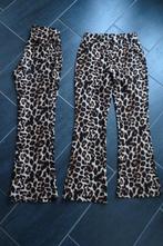 twee panterprint comfy broeken flared pants maat XL/XXL, Ophalen, Bruin, Maat 46/48 (XL) of groter, Zo goed als nieuw
