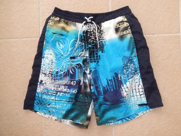 * Lentiggini blauwe zwembroek short met print maat m * beschikbaar voor biedingen
