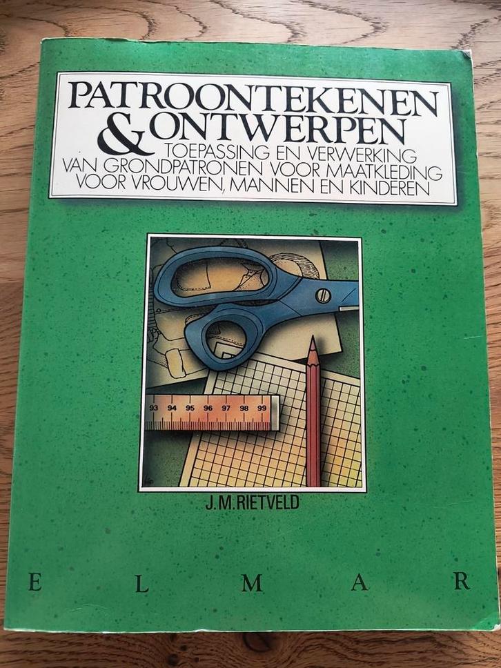 Patroontekenen en ontwerpen - JM Rietveld, Boeken, Hobby en Vrije tijd, Zo goed als nieuw, Ophalen of Verzenden