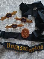Emblemen Volksmarine DDR, Verzamelen, Ophalen of Verzenden, Marine, Duitsland, Embleem of Badge
