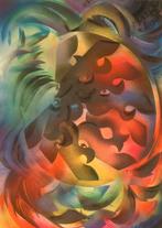 Paint brush 100 : 75 cm. o.a. Gnosis, Spookschip, Reigers,, Ophalen