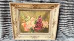 Bloemen schilderij met lijst, Ophalen