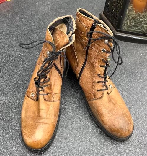 Wolky enkel laarzen maat 42, Kleding | Dames, Schoenen, Zo goed als nieuw, Lage of Enkellaarzen, Bruin, Ophalen of Verzenden