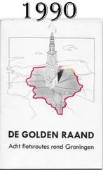 pl51 De Golden Raand Fietskaart / Plattegrond Groningen, Gelezen, Ophalen of Verzenden, Landkaart, 1800 tot 2000