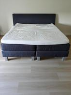Gratis Boxspring + Binnenvering Matrassen + Emma Topsleeper, Huis en Inrichting, Ophalen, Gebruikt, Bruin, Tweepersoons