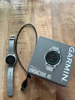 Garmin vivoactive 4s, Sieraden, Tassen en Uiterlijk, Smartwatches, Android, Hartslag, Gebruikt, Garmin
