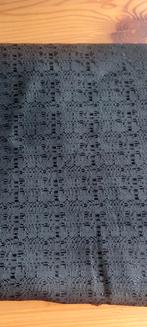 Zwierige zwarte stof, Hobby en Vrije tijd, Stoffen en Lappen, 120 cm of meer, Zwart, Nieuw, Ophalen of Verzenden