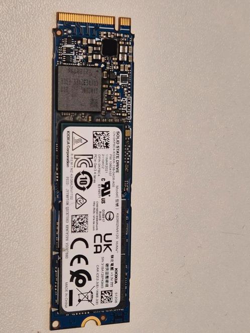 Toshiba/Kioxia 512GB Nvme SSD 2280, Computers en Software, Harde schijven, Gebruikt, Laptop, Intern, SSD, Overige aansluitingen