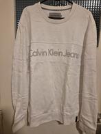 Calvin Klein Trui Wit Maat L zonder gebruikssporen, Wit, Ophalen of Verzenden, Zo goed als nieuw, Calvin Klein