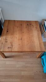 Grenen salon tafel 80-80 cm, Ophalen, Gebruikt, 50 tot 100 cm, Vierkant