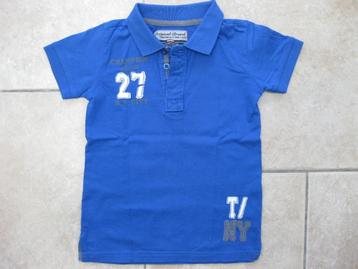 Shirt / polo blauw maat 116 - 122