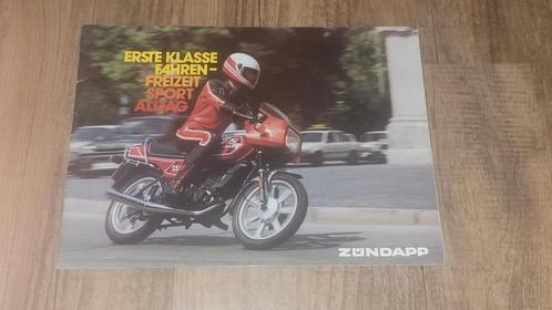 Zundapp folder 1983 Duits 36 Pagina's A4, Fietsen en Brommers, Handleidingen en Instructieboekjes, Zo goed als nieuw, Verzenden