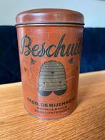 Vintage Beschuitblik Fabr. De Bijenkorf Surhuisterveen, Verzamelen, Blikken, Ophalen of Verzenden, Gebruikt, Overige