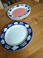 Boerenbont bonter dan bont diner borden, Huis en Inrichting, Keuken | Servies, Ophalen, Gebruikt, Bord(en), Aardewerk