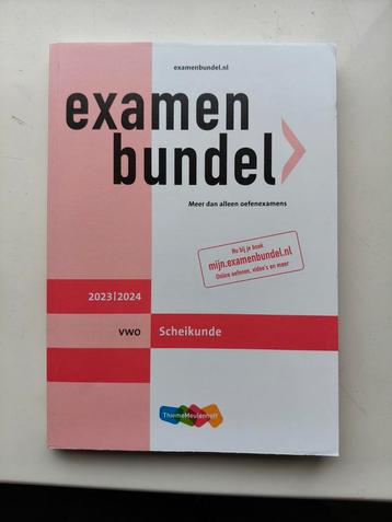 Examenbundel vwo Scheikunde 2023/2024 beschikbaar voor biedingen