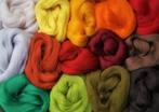 Assortipakket merino lontwol HERFST vanaf ½ meter per kleur, Hobby en Vrije tijd, Vilt, Ophalen of Verzenden, Nieuw, Los Vilt