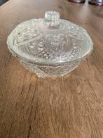 Vintage Kristallen Bonbonschaal met Deksel, Ophalen