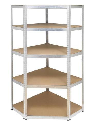 Stellingkast hoek 70x70x180 verzinkt metaal 175kg beschikbaar voor biedingen