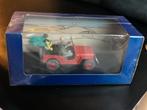 Kuifje auto De rode jeep op de cover - nieuw met certificaat, Ophalen of Verzenden, Kuifje, Nieuw, Beeldje of Figuurtje