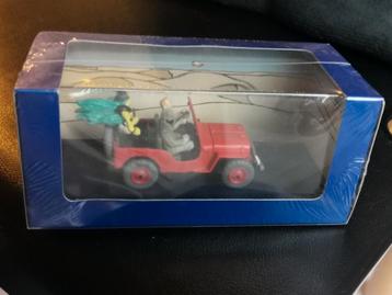 Kuifje auto De rode jeep op de cover - nieuw met certificaat beschikbaar voor biedingen