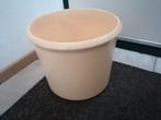 Zachtgele Bloempot - 30cm Hoog, Overige materialen, Gebruikt, Ophalen of Verzenden, Minder dan 10 liter