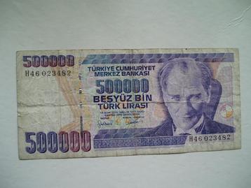 687. Turkije, 500.000 lirasi 1970(1998) Atatürk. beschikbaar voor biedingen
