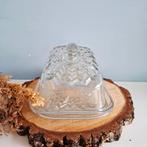 Vintage glazen kaasstolp, Ophalen of Verzenden